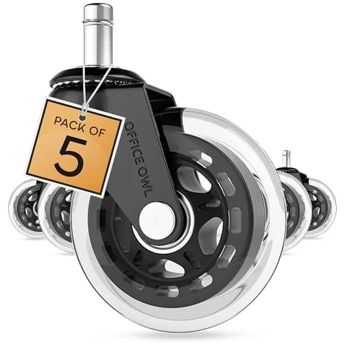 Universal Replacement Office Chair Wheels (5 Pack)