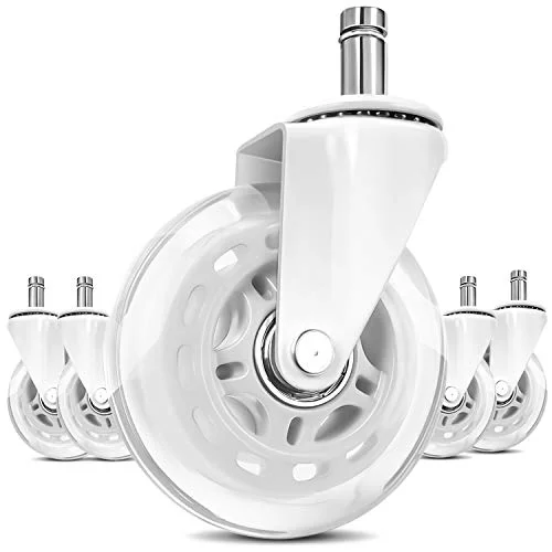 LPHY Roller Blade Office Chair Wheels, 3 Inch (Set of 5)
