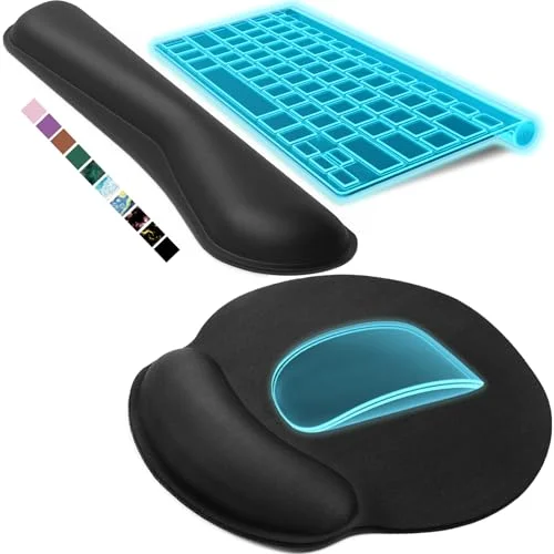 KTRIO Ergonomic Keyboard Wrist Rest and Mouse Pad Wrist Rest Set