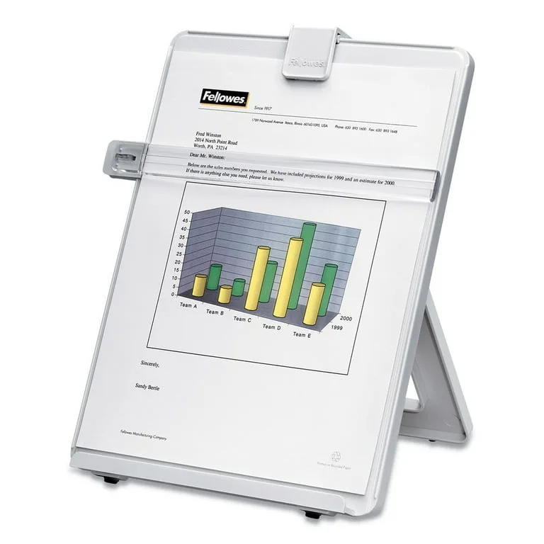 Fellowes 21103 Non-Magnetic Desktop Copyholder