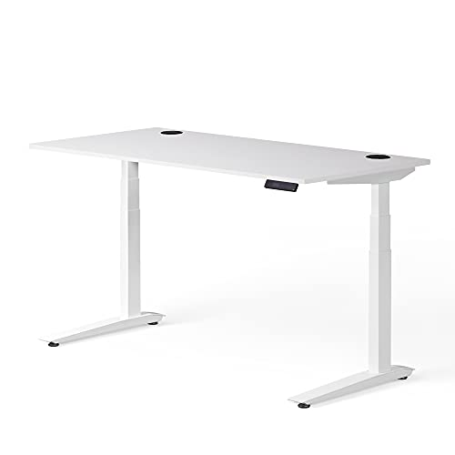Fully Jarvis (White Frame & White Laminate Top)