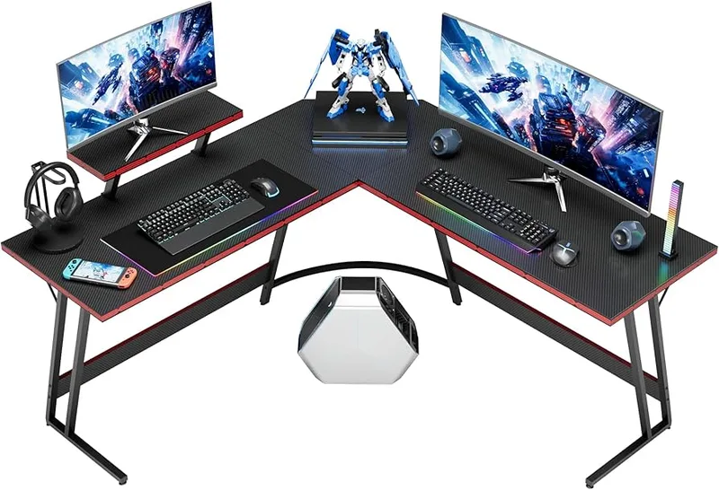 Homall 51-Inch L-Shaped Gaming Desk