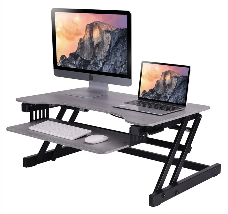 Rocelco ADR Height Adjustable Standing Desk Converter